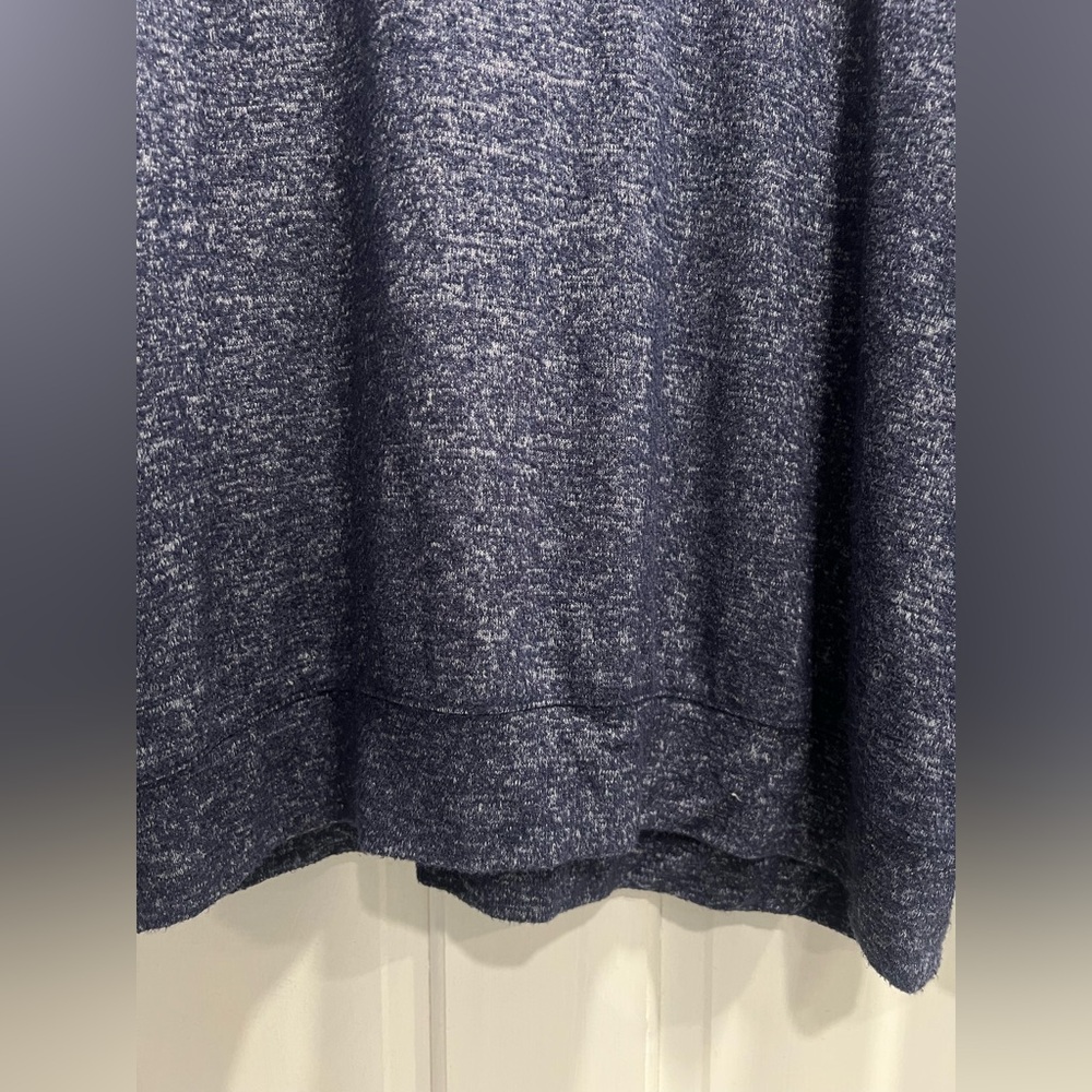 BUFFALO David Bitton Heathered Blue Scoop Neck Sweater SIZE LARGE Pre Loved - Picture 5 of 7